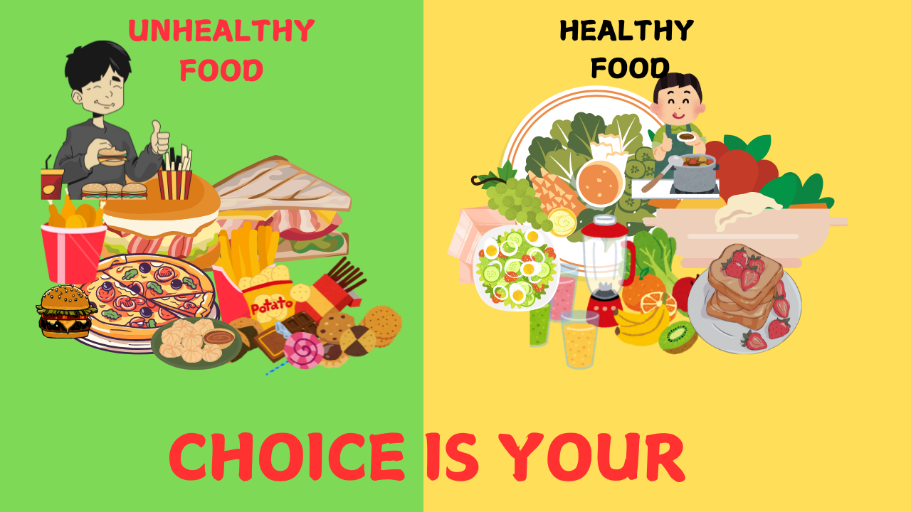 Read more about the article DIFFERENCE  BETWEEN  JUNK FOOD  AND  HOME  FOOD